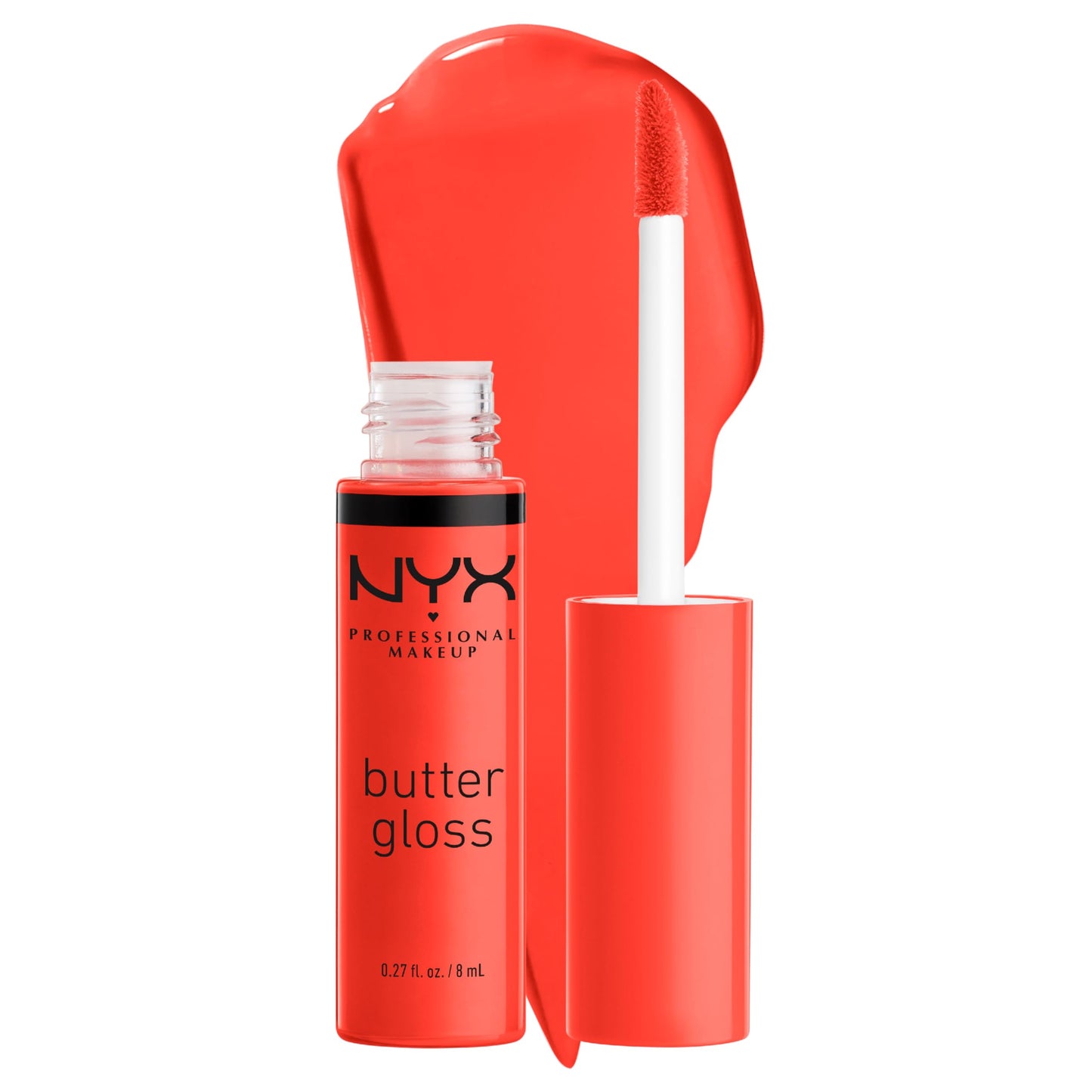 NYX PROFESSIONAL MAKEUP Butter Gloss, Non-Sticky Lip Gloss - Sugar Glass ,Clear