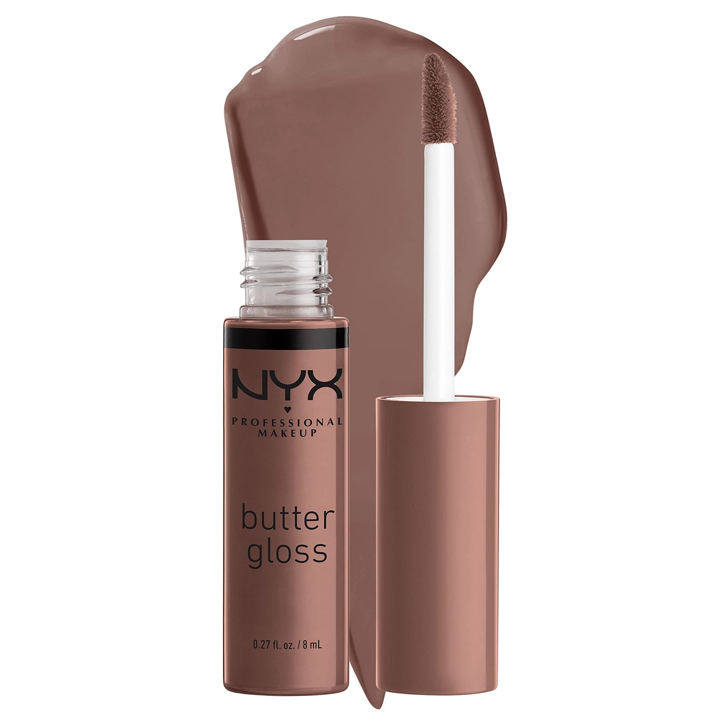 NYX PROFESSIONAL MAKEUP Butter Gloss, Non-Sticky Lip Gloss - Sugar Glass ,Clear