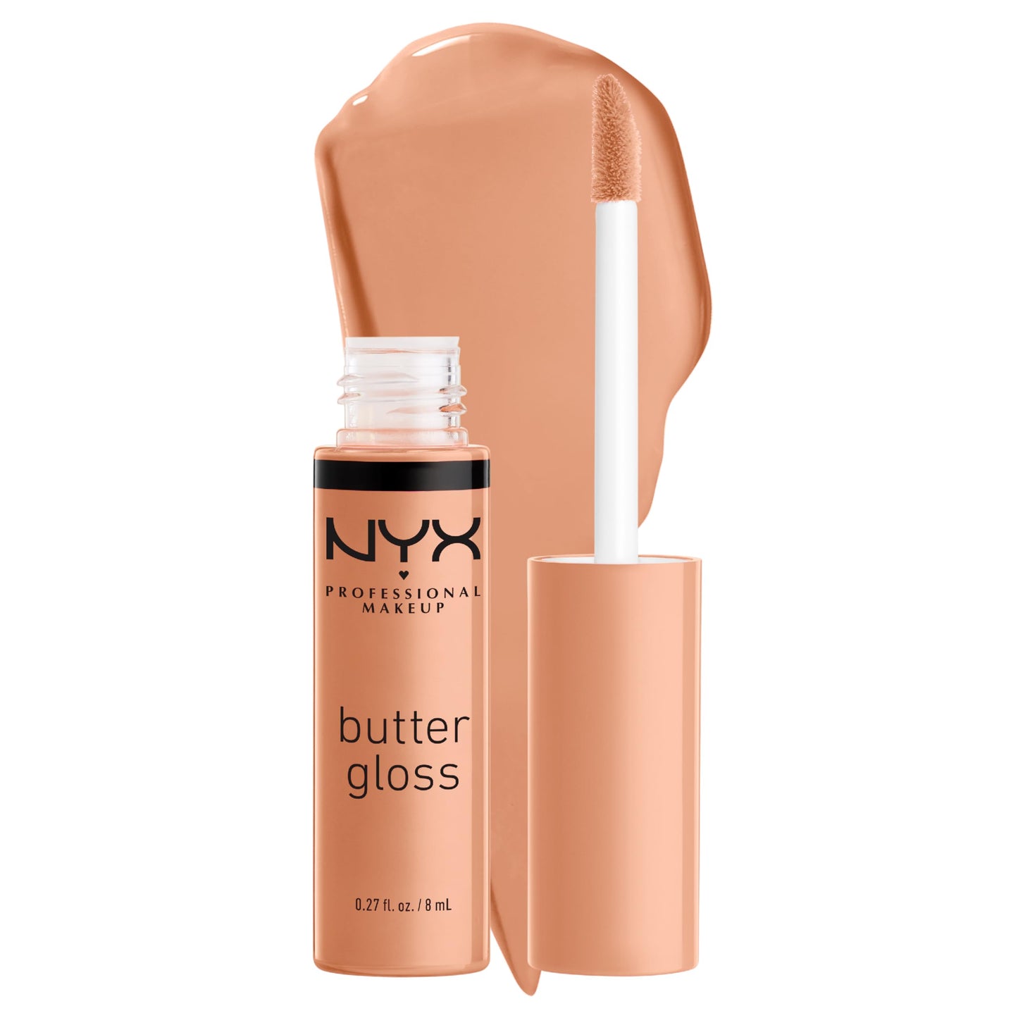 NYX PROFESSIONAL MAKEUP Butter Gloss, Non-Sticky Lip Gloss - Sugar Glass ,Clear