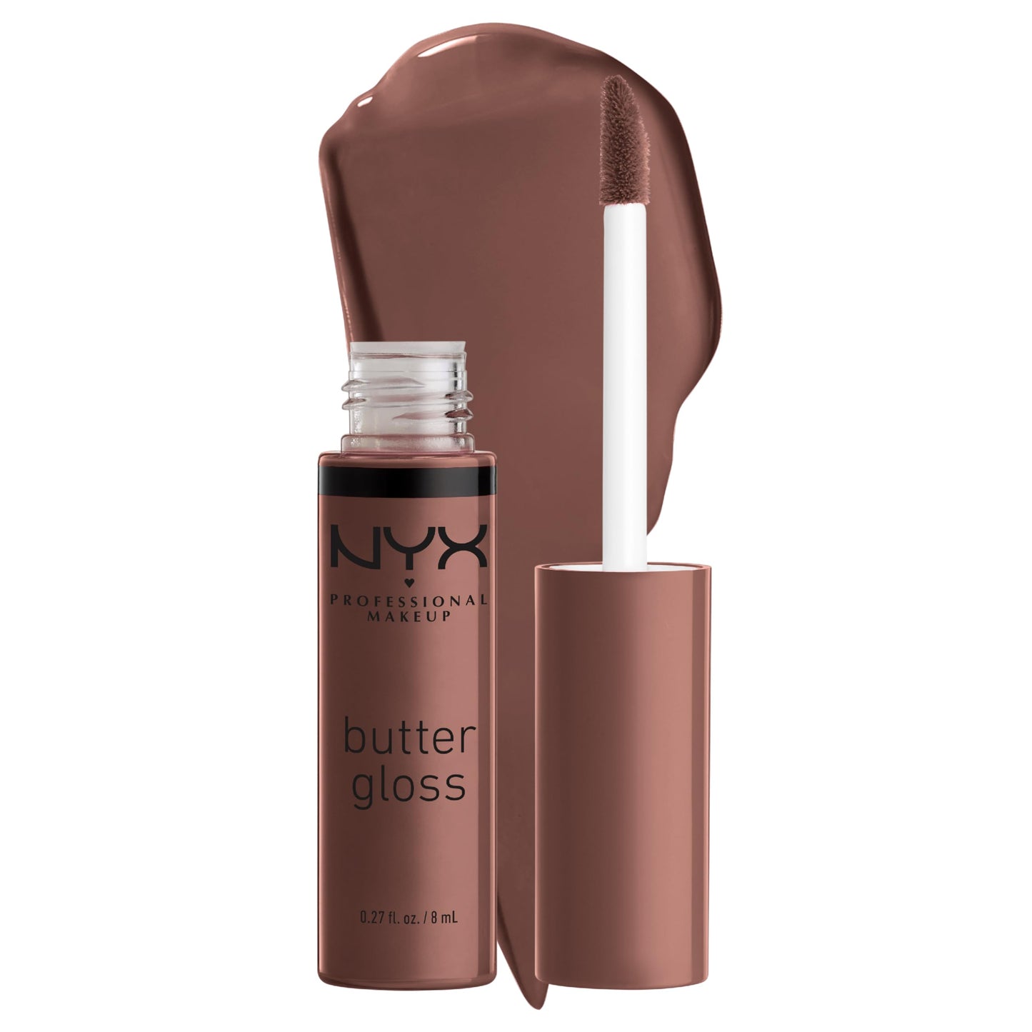 NYX PROFESSIONAL MAKEUP Butter Gloss, Non-Sticky Lip Gloss - Sugar Glass ,Clear