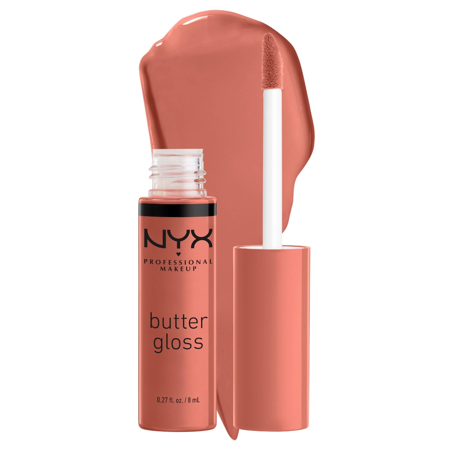 NYX PROFESSIONAL MAKEUP Butter Gloss, Non-Sticky Lip Gloss - Sugar Glass ,Clear