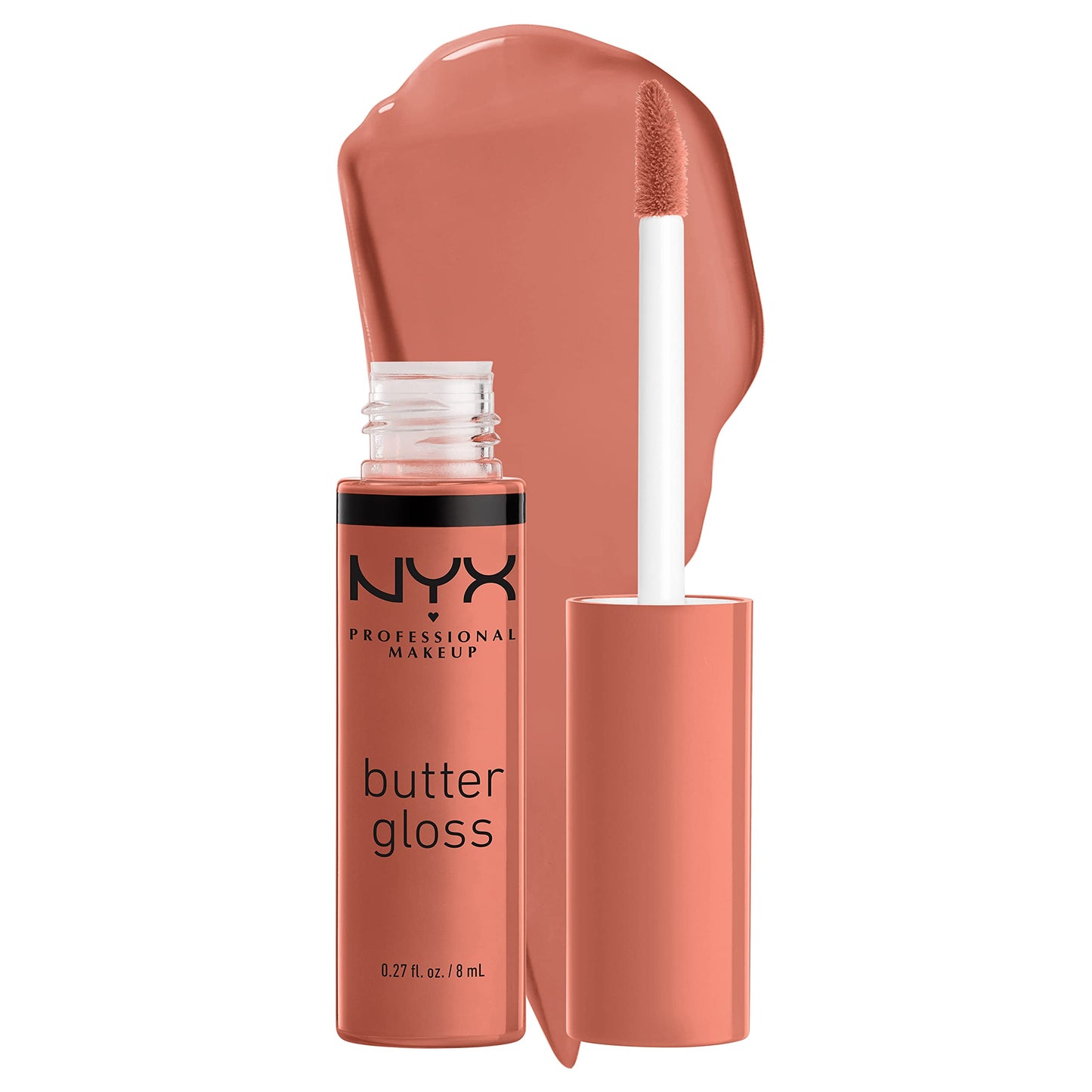 NYX PROFESSIONAL MAKEUP Butter Gloss, Non-Sticky Lip Gloss - Sugar Glass ,Clear