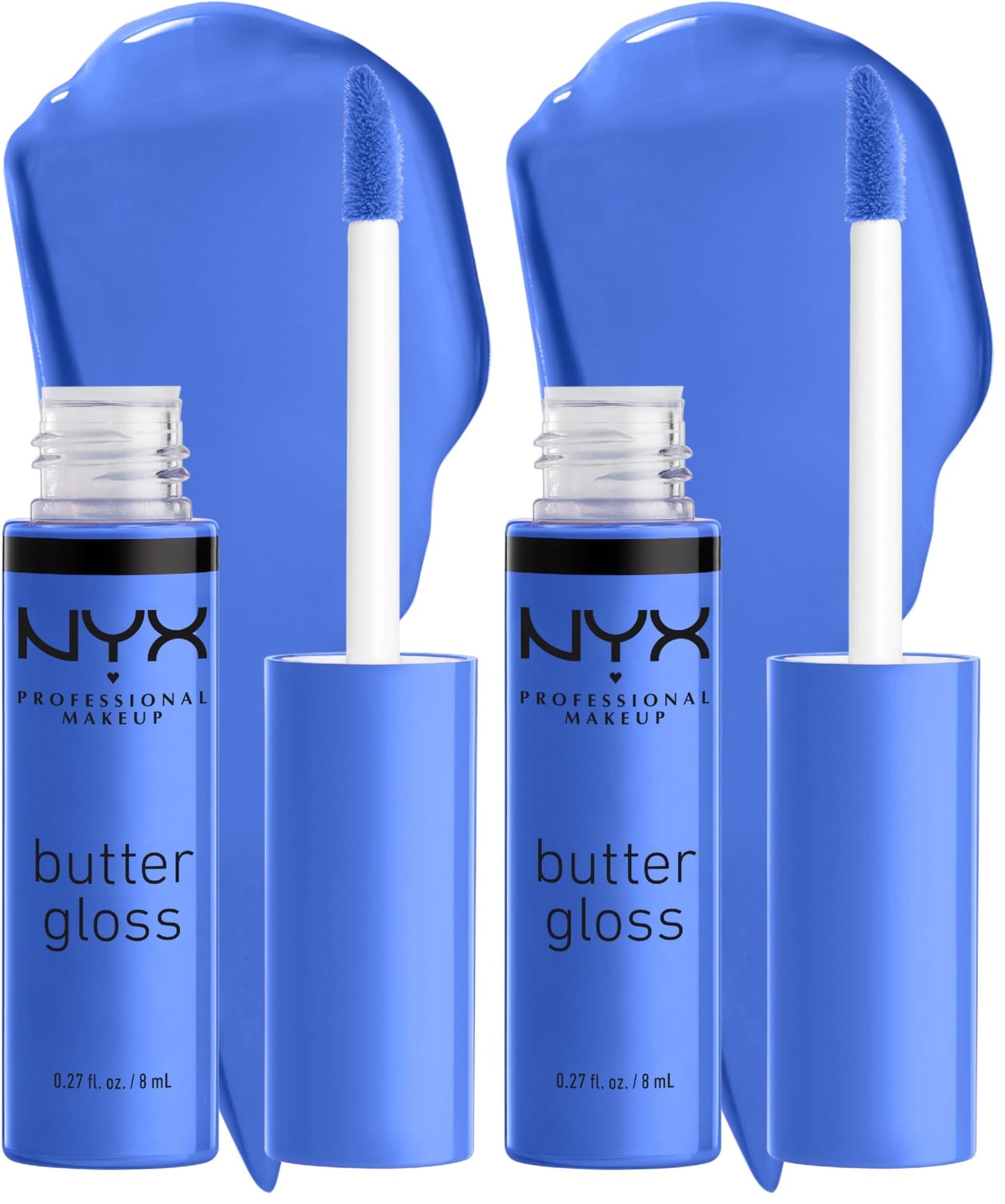 NYX PROFESSIONAL MAKEUP Butter Gloss, Non-Sticky Lip Gloss - Sugar Glass ,Clear