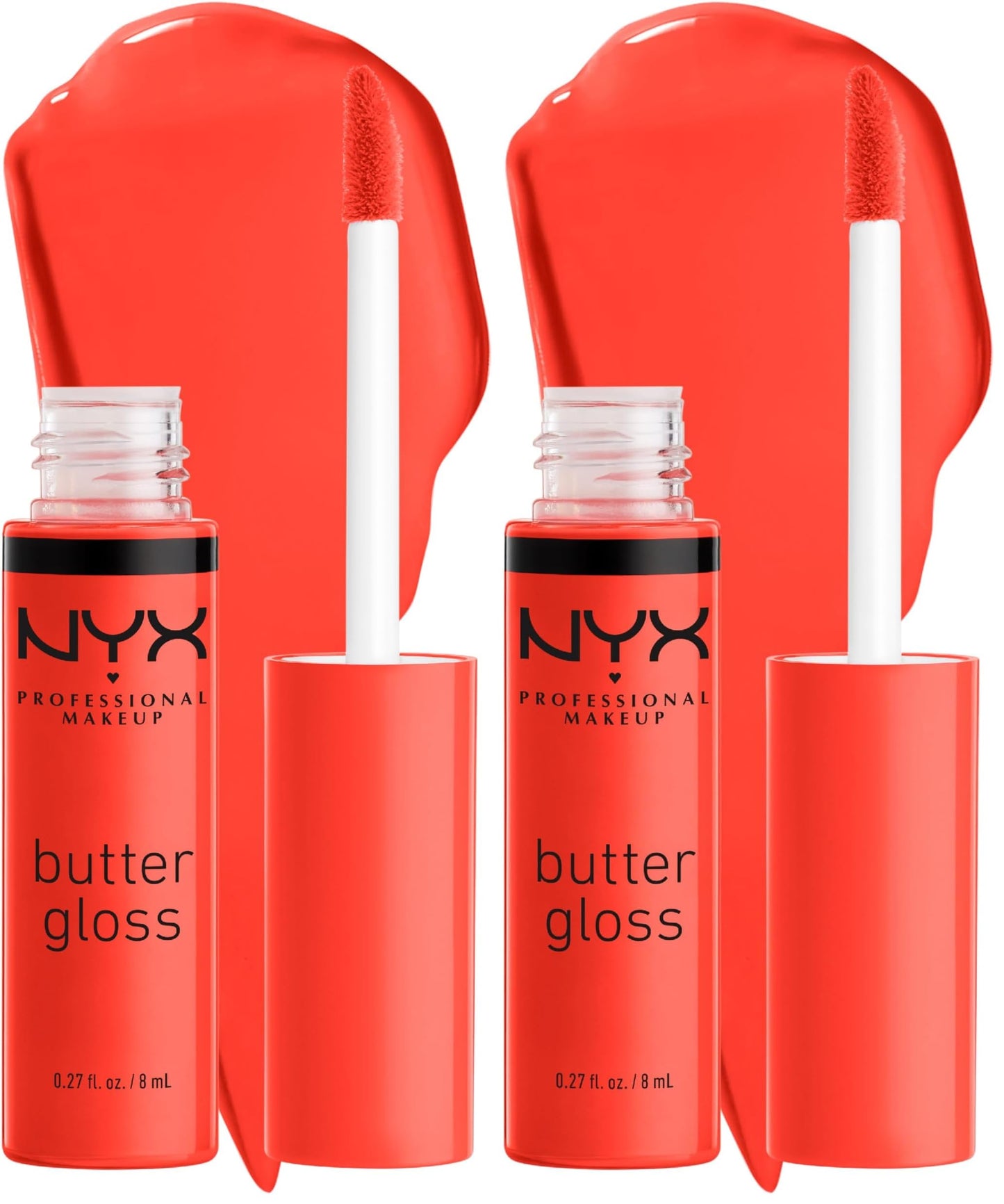 NYX PROFESSIONAL MAKEUP Butter Gloss, Non-Sticky Lip Gloss - Sugar Glass ,Clear