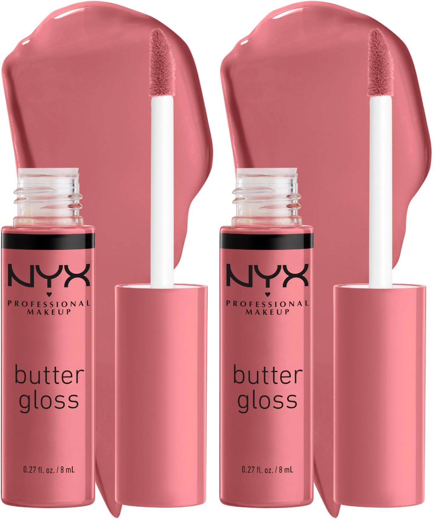 NYX PROFESSIONAL MAKEUP Butter Gloss, Non-Sticky Lip Gloss - Sugar Glass ,Clear