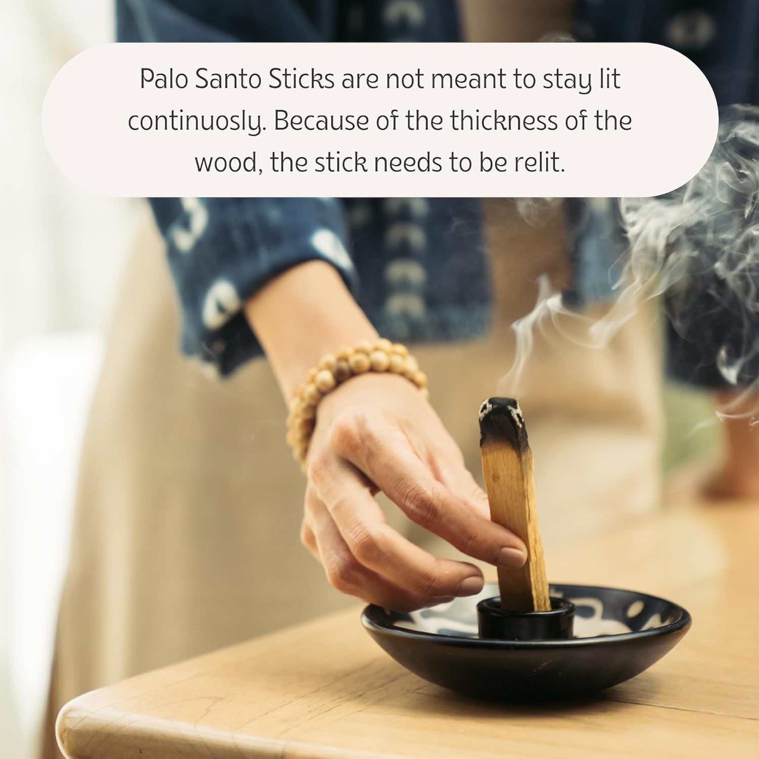 Luna Sundara Palo Santo Sticks from Peru Sustainably Wild Harvested Quality Hand Picked 100 Grams Authentic Smudge Sticks Includes a Reusable Drawstring Bag.